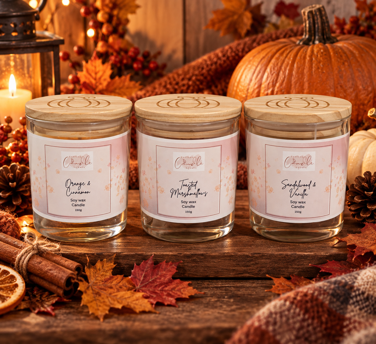 Soy wax candle