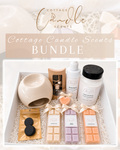 Cottage Candle Scents Bundle with tealight burner